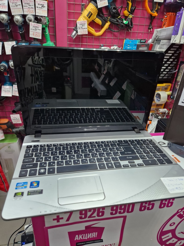 Ноутбук Packard Bell i5 3th 4ram gt540mt 50gb hdd