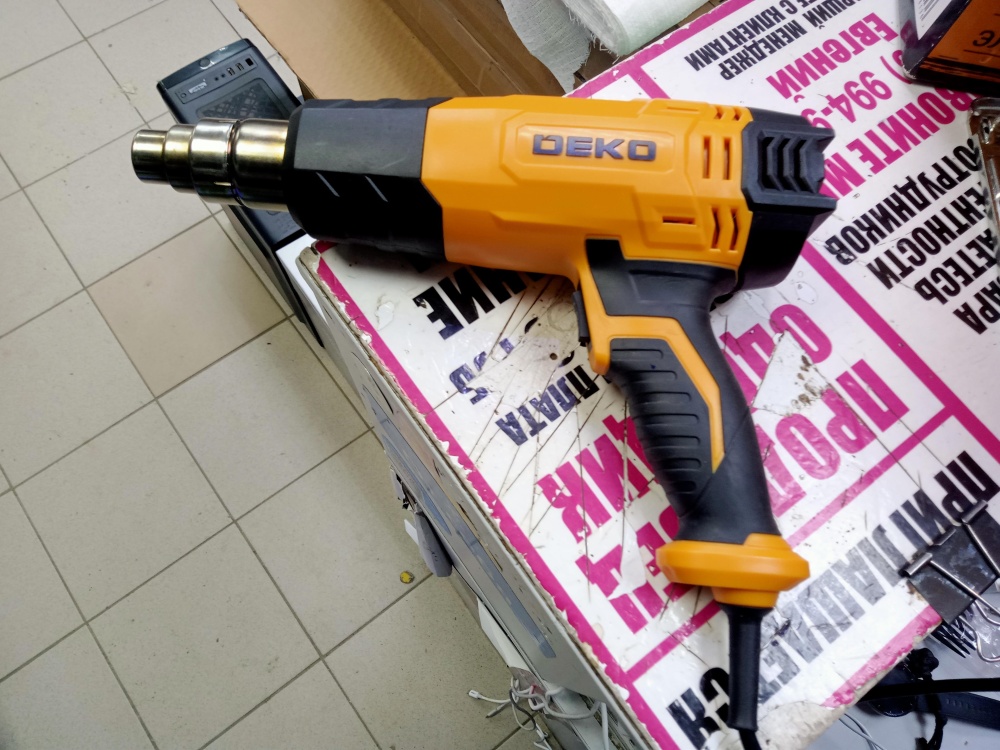 Фен строительный DEKO DKHG2200