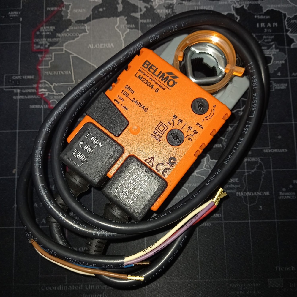 Привод BELIMO LM230A-S Откр/закр; 3-позиционно 230В